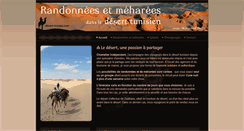 Desktop Screenshot of desert-tunisie.com